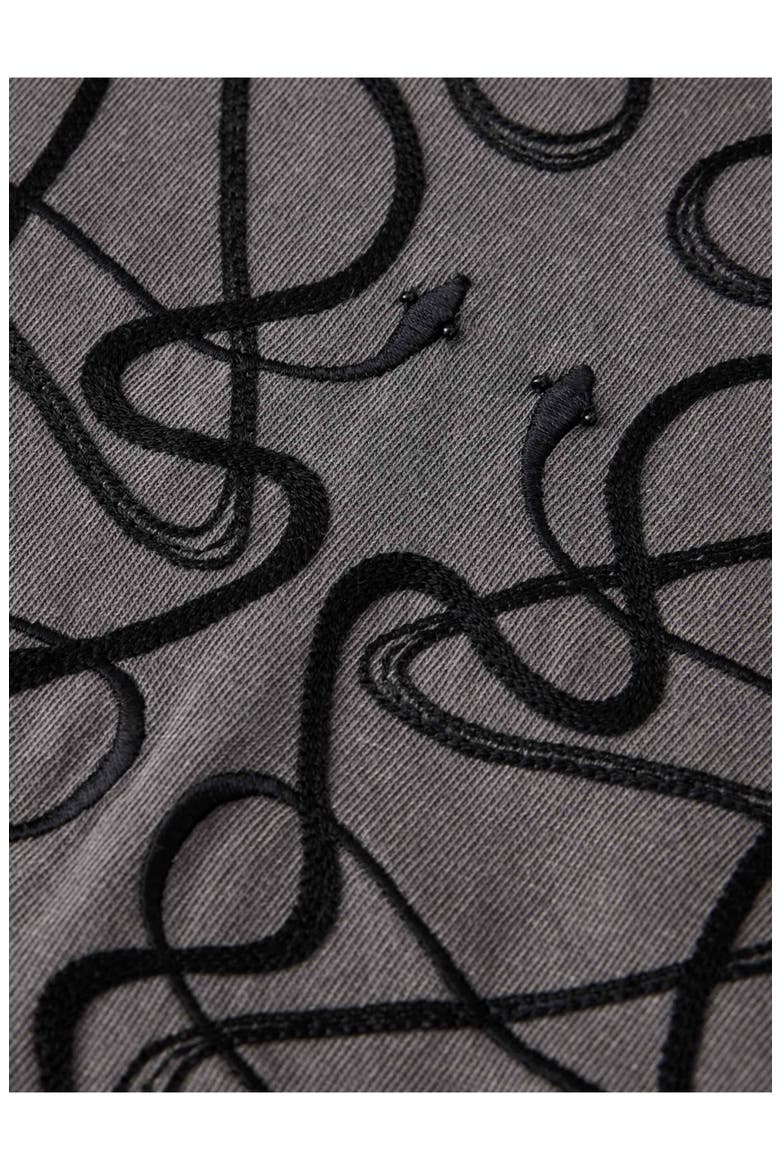 Onate Snake Organic Cotton Graphic T-Shirt, Alternate, color, COAL