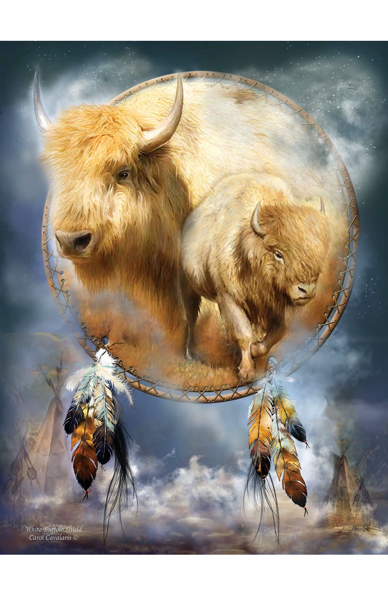 Sunsout Spirit of the White Buffalo 500 piece Jigsaw Puzzle for Adults, Alternate, color, Multicolor