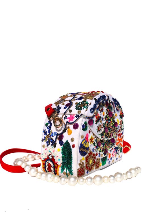 Simitri Holiday Half Moon Bag In Multi