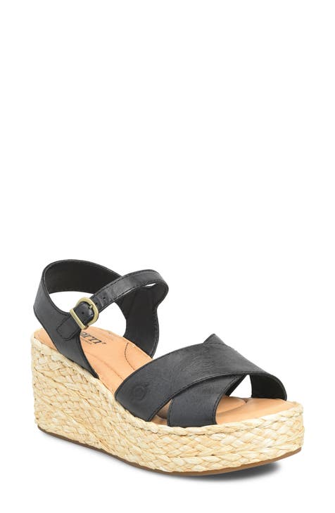 Moriah Ankle Strap Platform Wedge Sandal (Women)