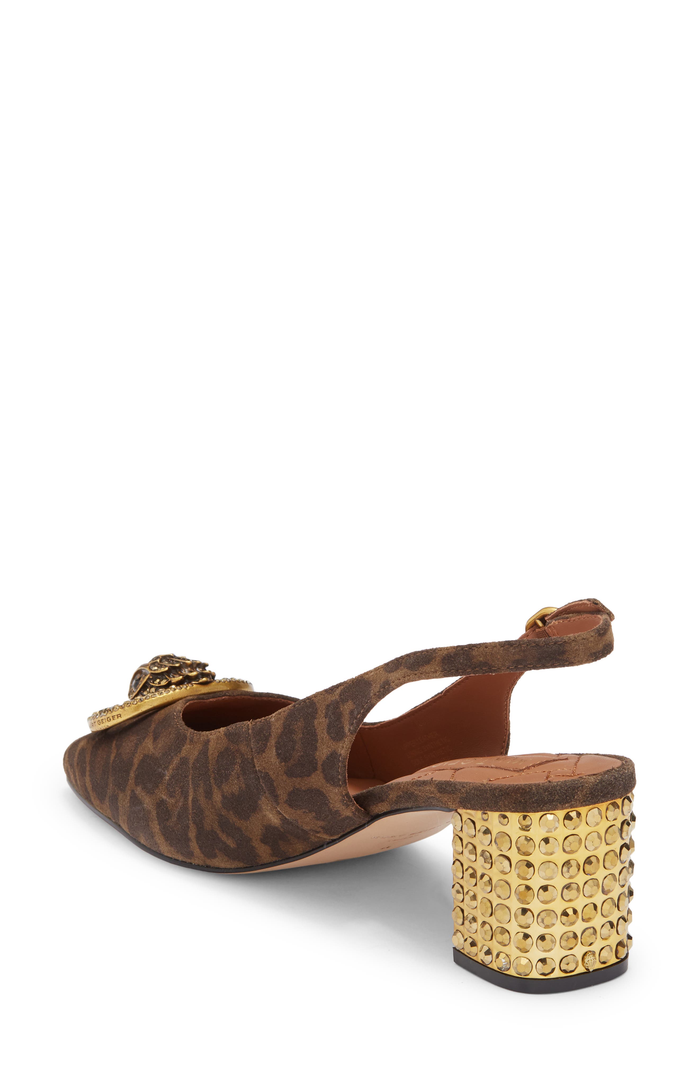 Kurt Geiger London Chelsea Slingback Pump, Alternate, color, Brown