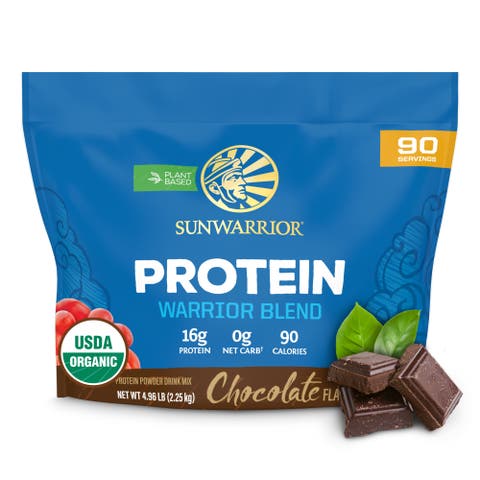 Organic Warrior Blend Protein Powder, Chocolate, 2.25kg