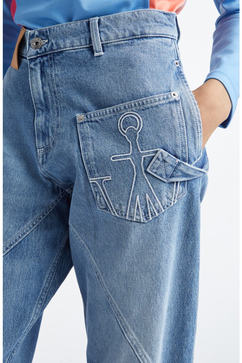 Twisted Workwear Jeans, Alternate, color, LIGHT BLUE
