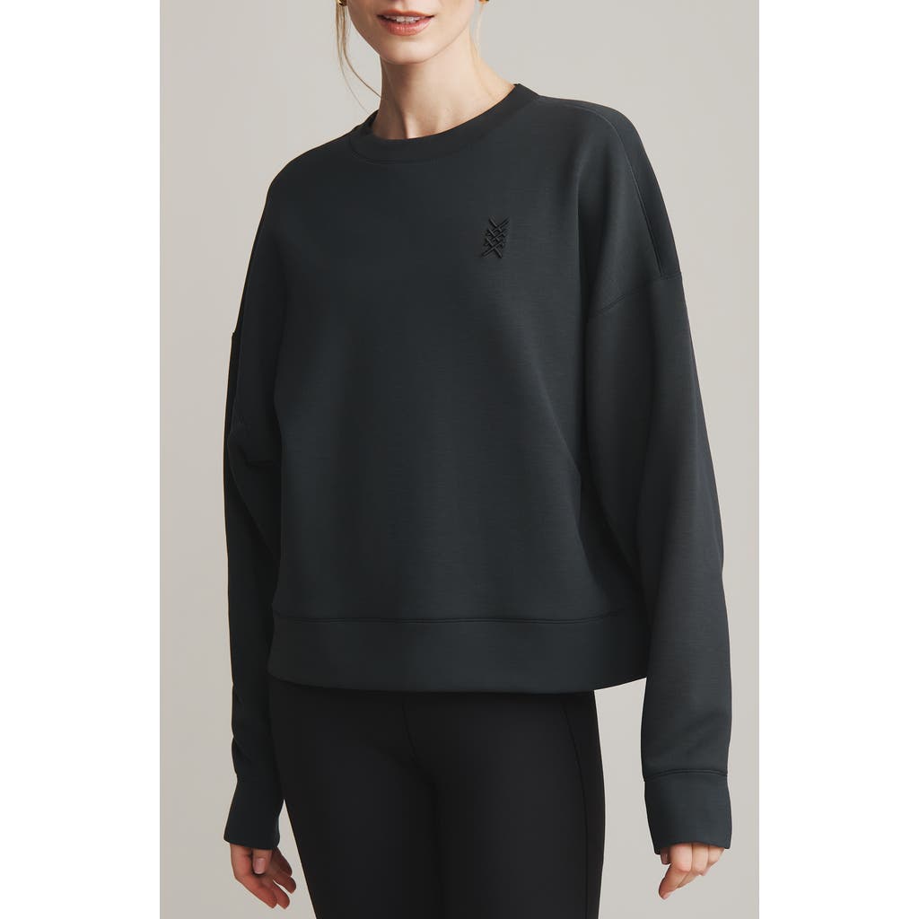 Rhone Dreamglow Oversize Sweatshirt In Black