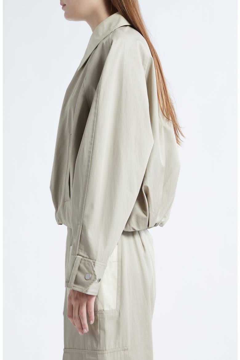 3.1 Phillip Lim Snap Front Cotton Blouson Bomber Jacket (Women
