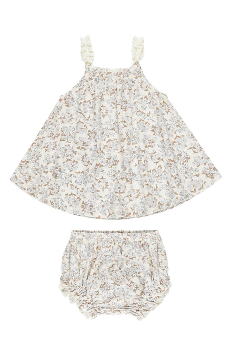 Rylee + Cru Floral Trapeze Top & Bloomers, Main, color,