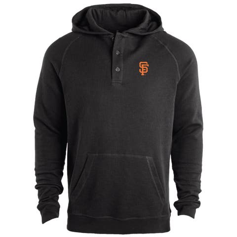 Men
s Dunbrooke  Black San Francisco Giants Montana Raglan Pullover Hoodie