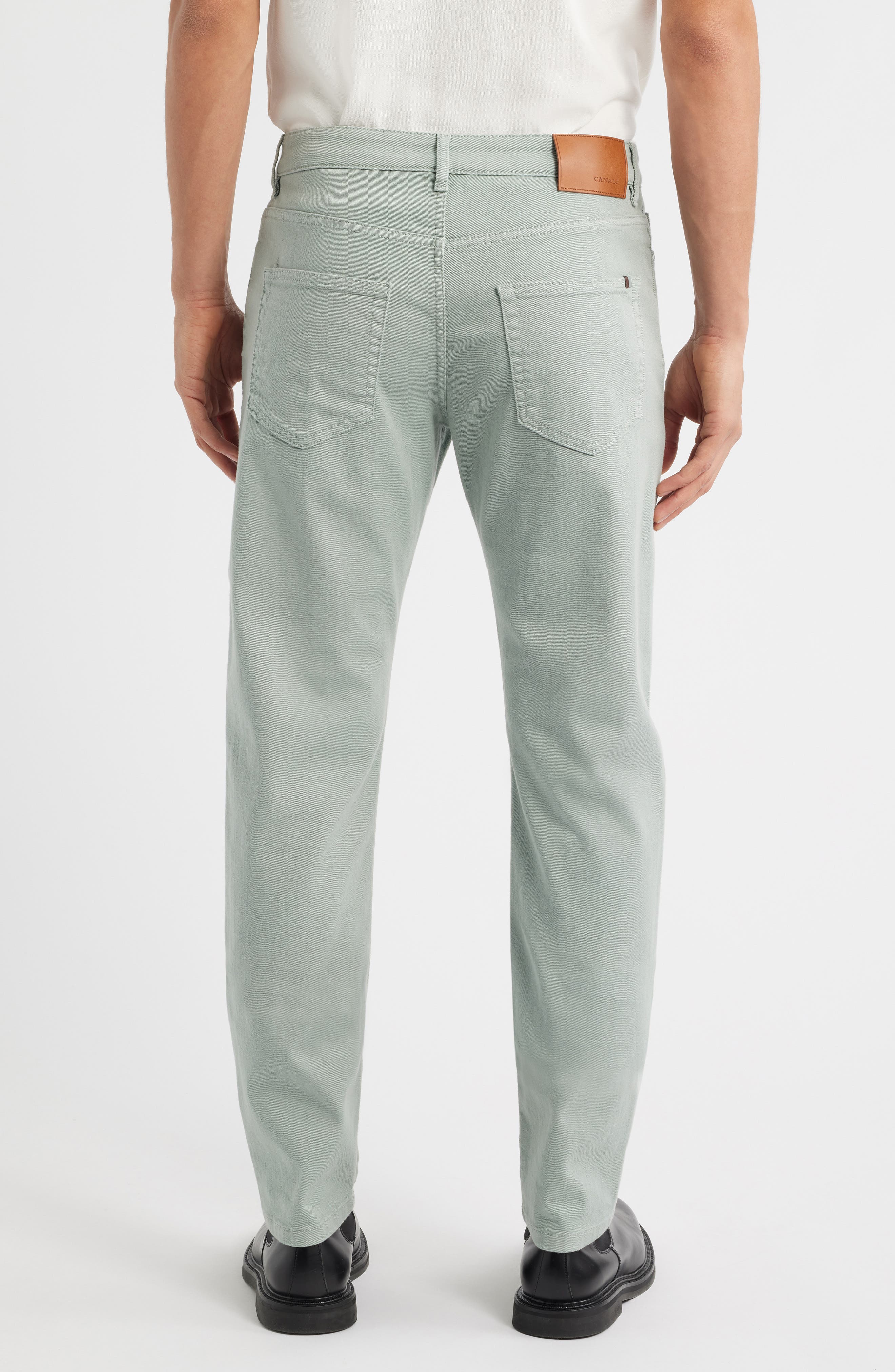 Garment Dyed Bull Denim Jeans - image 2