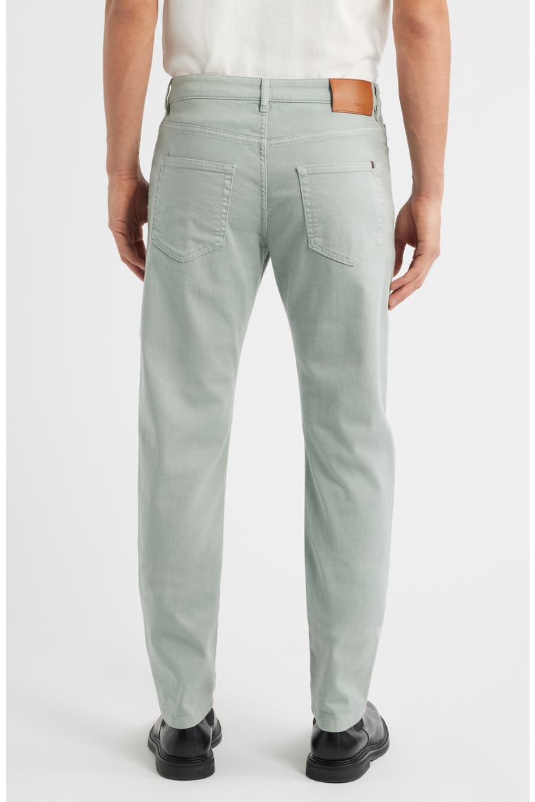 Garment Dyed Bull Denim Jeans, Alternate, color, GREEN