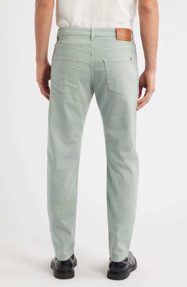 Canali Garment Dyed Bull Denim Jeans, Alternate, color, Green