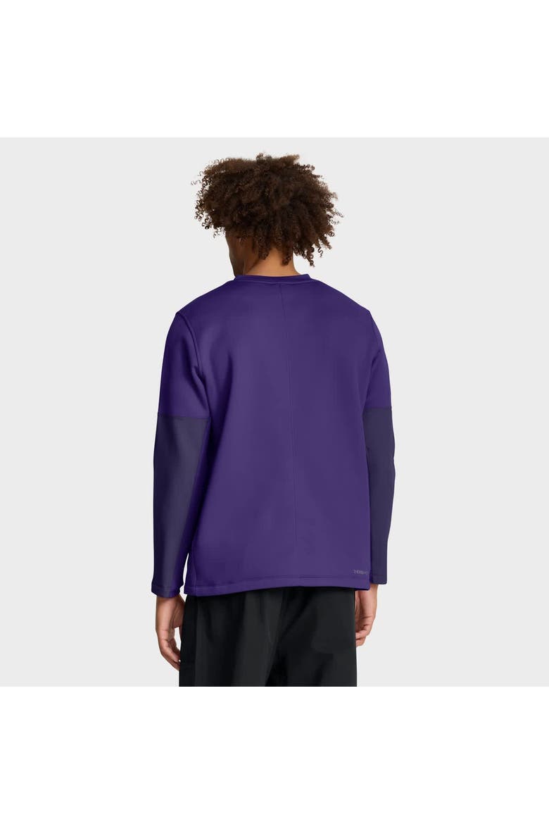 Men's Nike Purple LSU Tigers 2025 Sideline Coach Performance Long Sleeve T-Shirt, Alternate, color, Purple