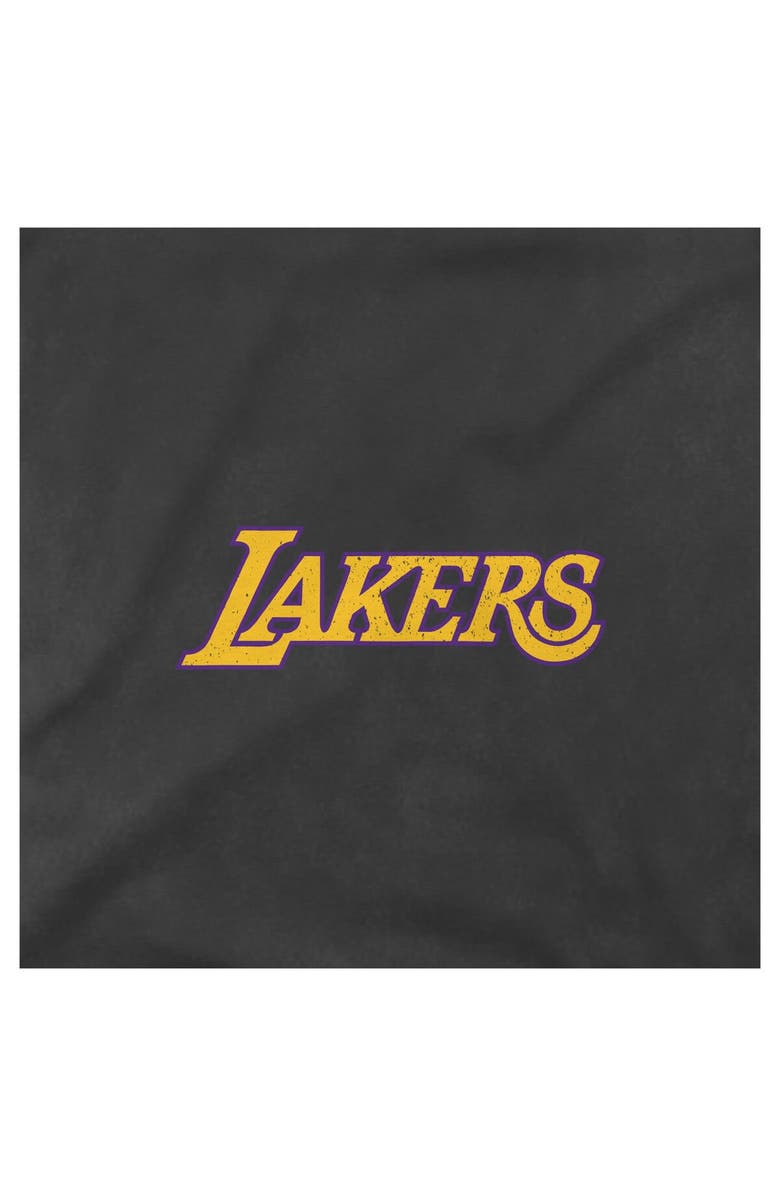 Stadium Essentials Men's Stadium Essentials  Charcoal Los Angeles Lakers Get Back Oversized Vintage T-Shirt, Alternate, color, 