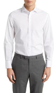 Charles Tyrwhitt Non-Iron Poplin Cutaway Slim Fit Shirt Single Cuff