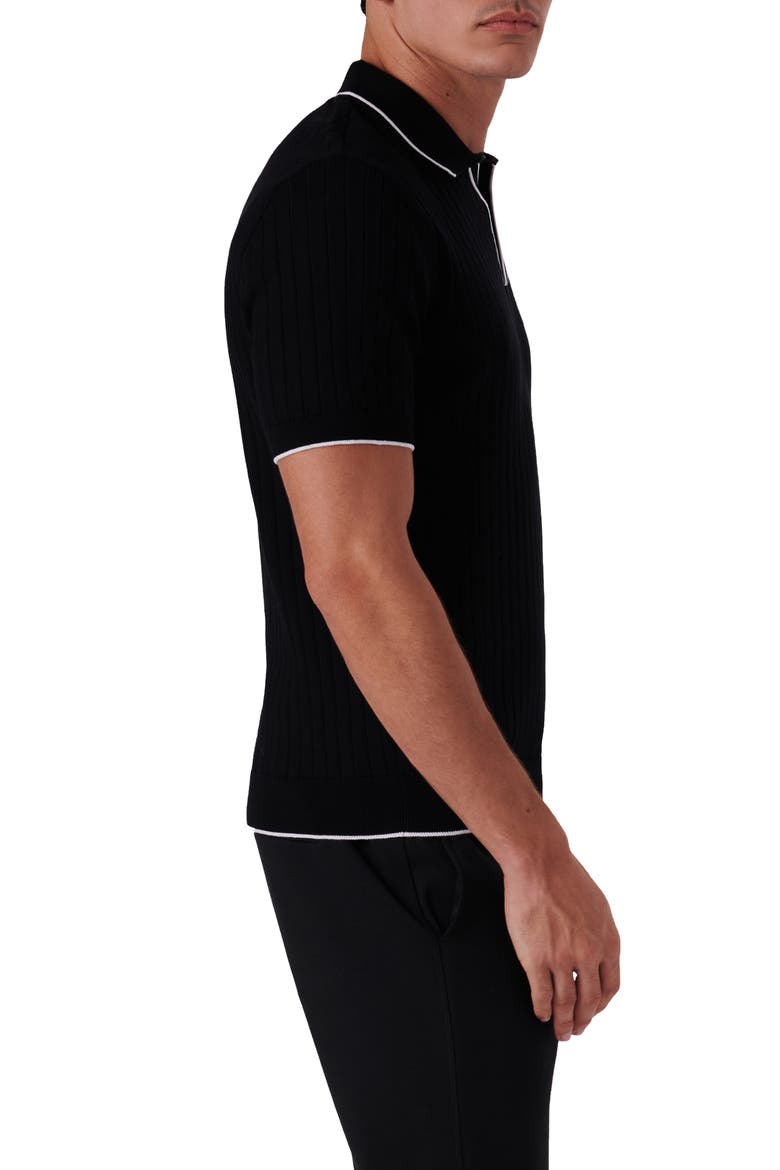 Rob Polo Sweater, Alternate, color, CAVIAR