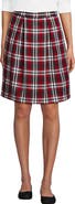 Lands' End School Uniform Plaid Skort Top of Knee