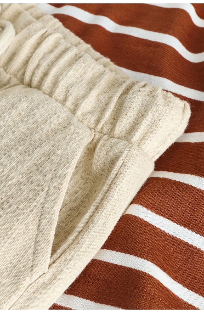 NEXT Kids' Safari Graphic T-Shirt & Shorts Set, Alternate, color, Brown