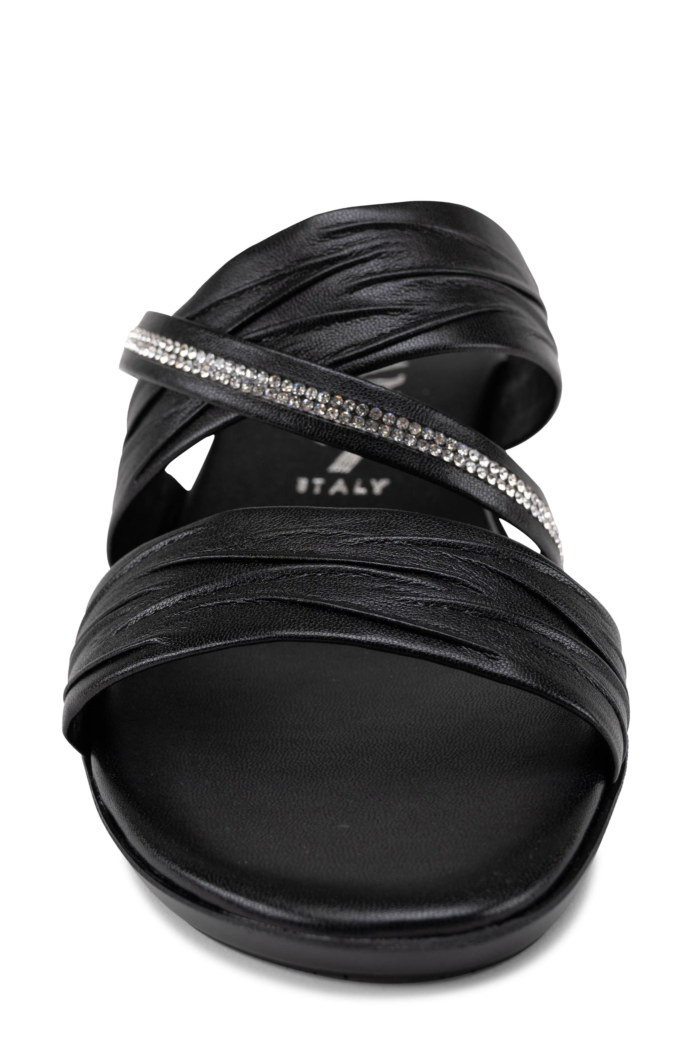 ITALIAN SHOEMAKERS Hollis Wedge Slide Sandal, Alternate, color, Black