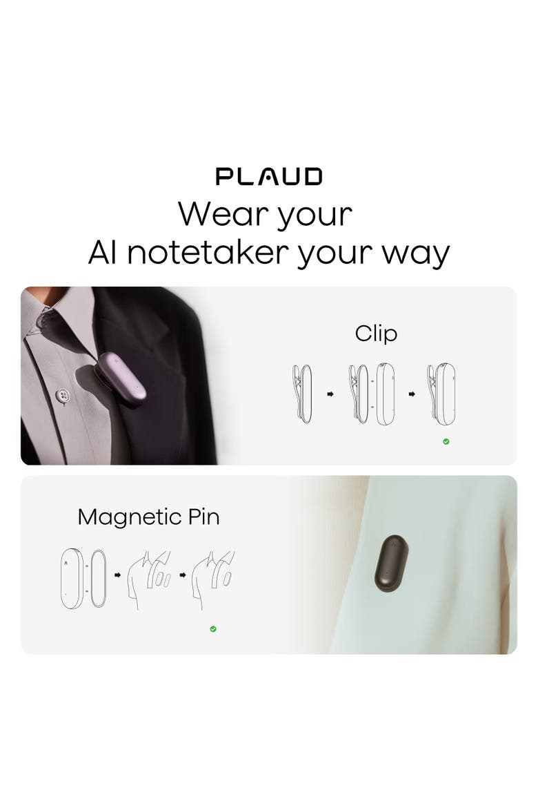 NotePin Voice Recorder, Alternate, color, Sunset Purple