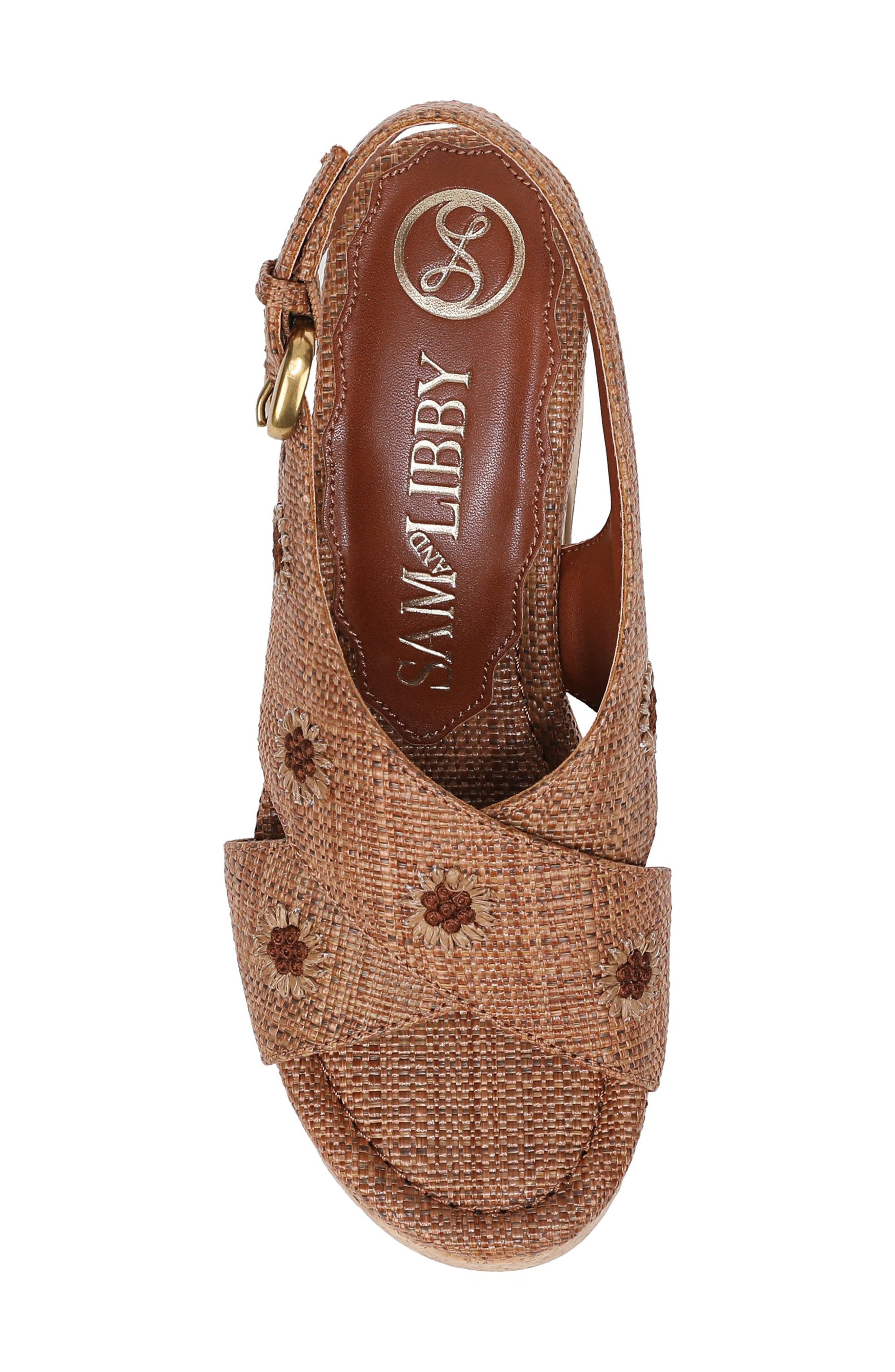 Hanfleur Platform Slingback Sandal, Alternate, color, CUOIO