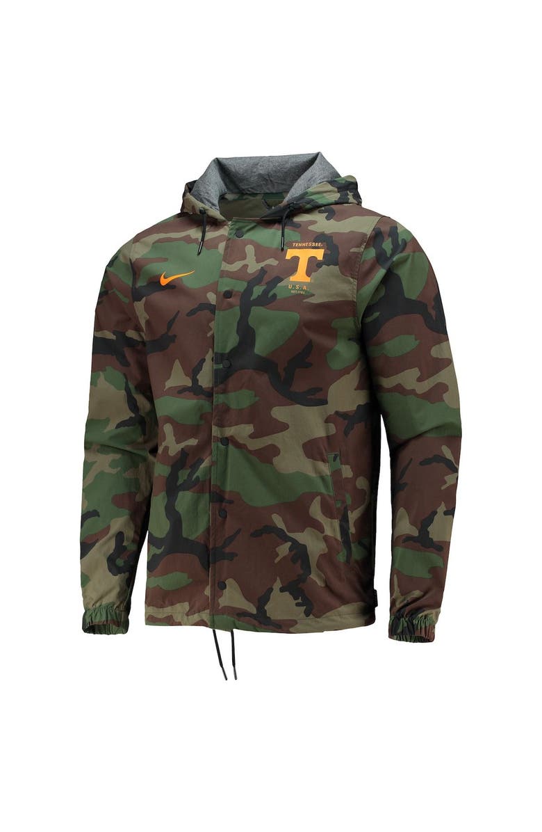 Nike Men's Nike Camo Tennessee Volunteers Full-Snap Hoodie Jacket, Alternate, color, 