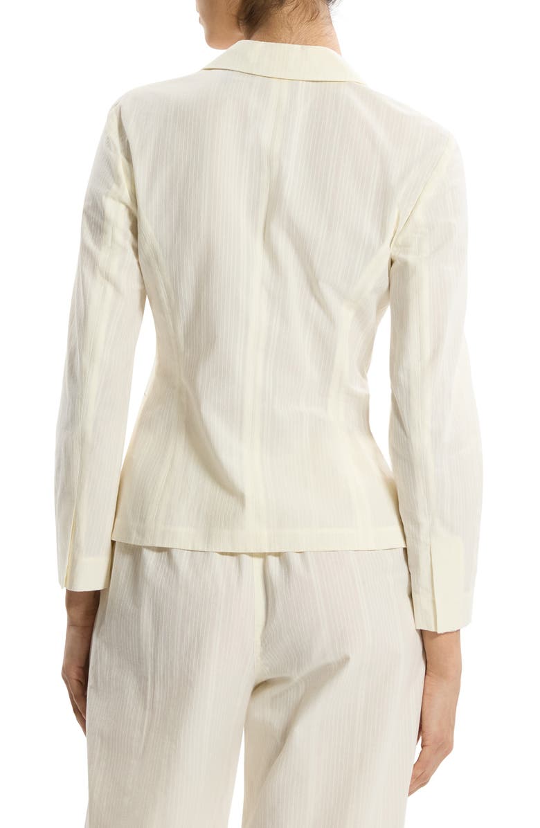 Theory Shrunken Organic Cotton Blazer, Alternate, color, 