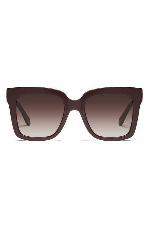 Icy 52mm Polarized Square Sunglasses