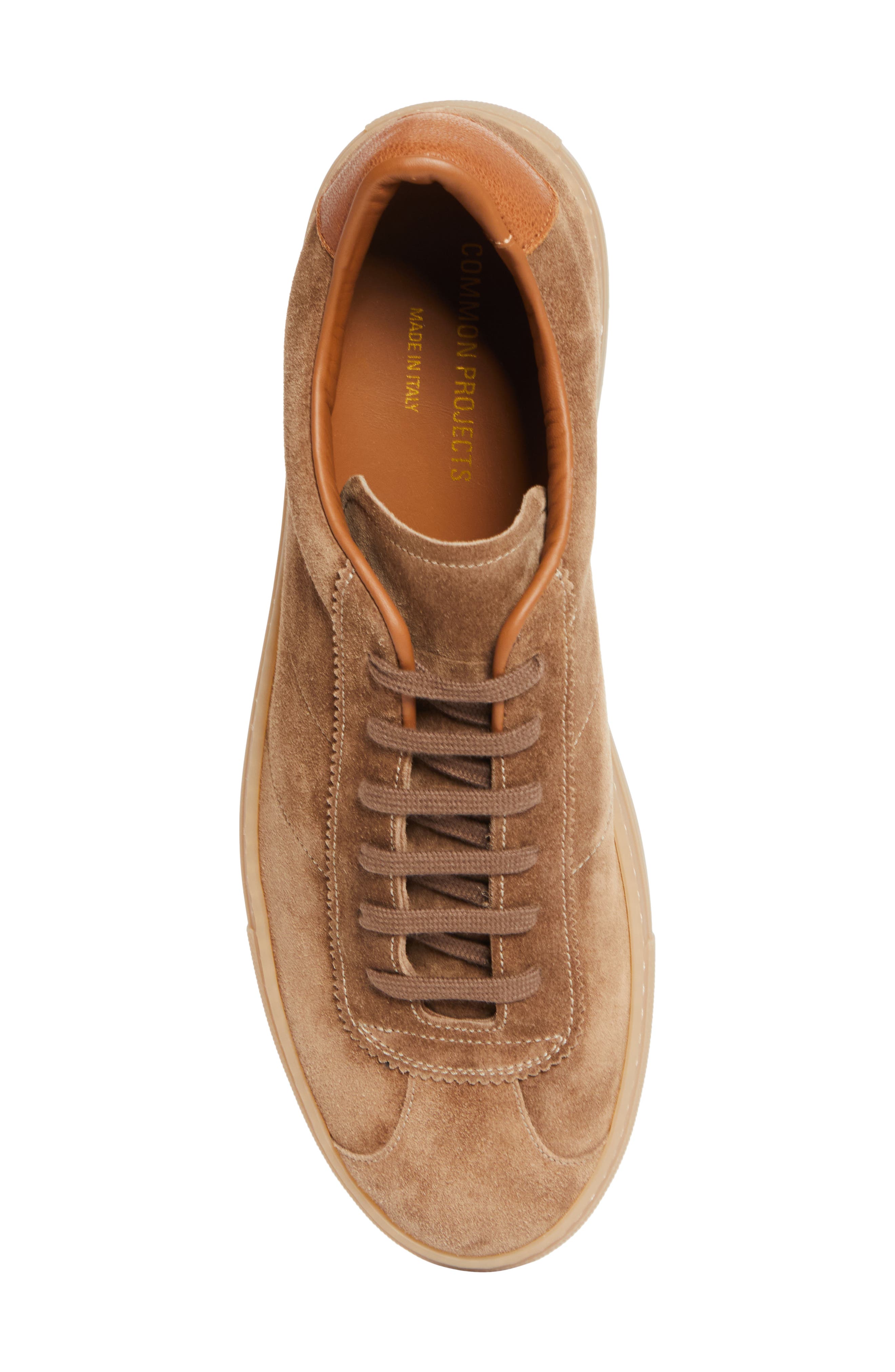 Common Projects Field Suede Trainer Sneaker, Alternate, color, Tobacco