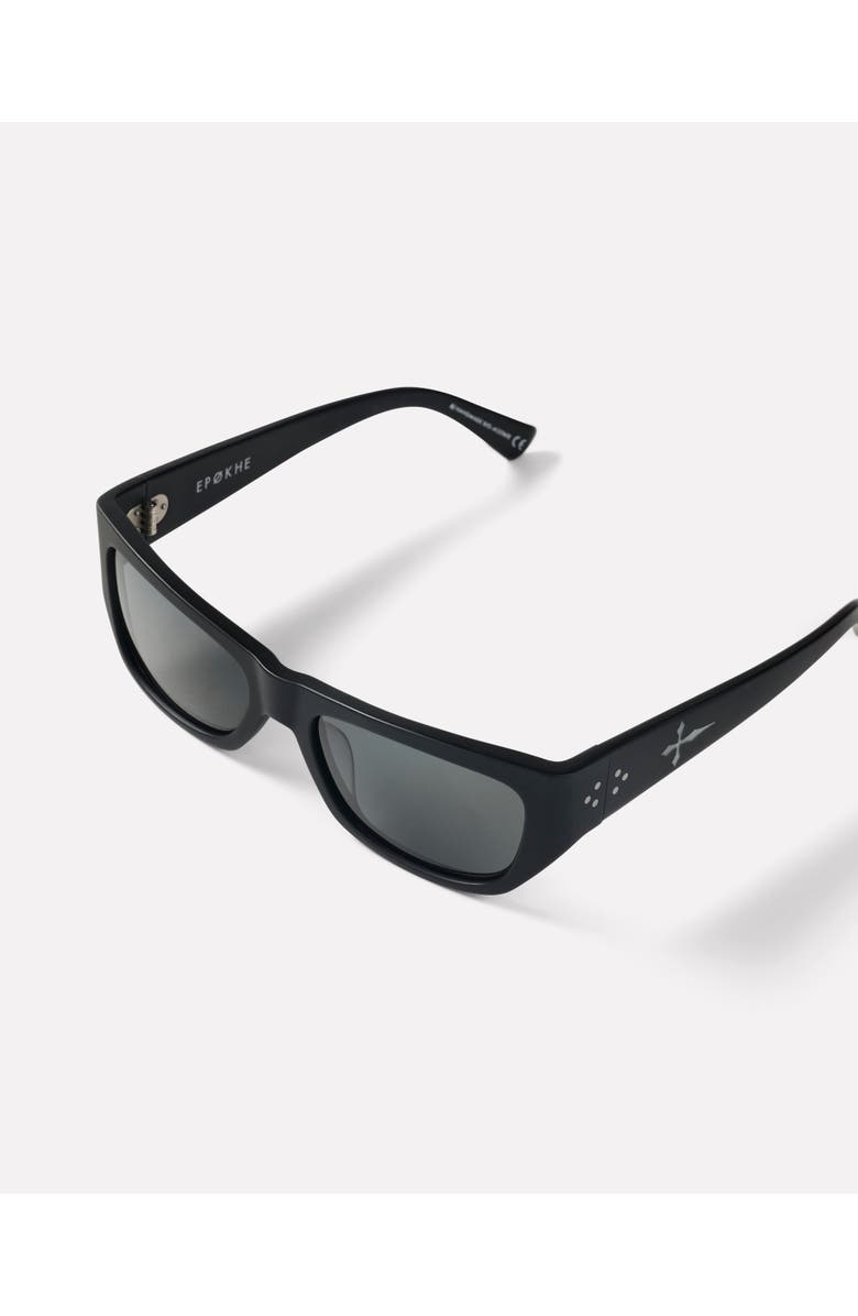 Epokhe Memphis Sunglasses, Alternate, color, Matte Black