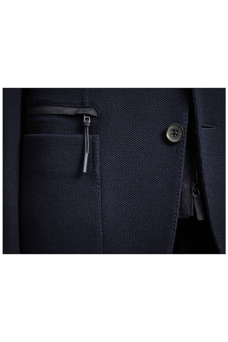 High Performance™ Jersey Jacket with Removable Suede Bib, Alternate, color, NAVY