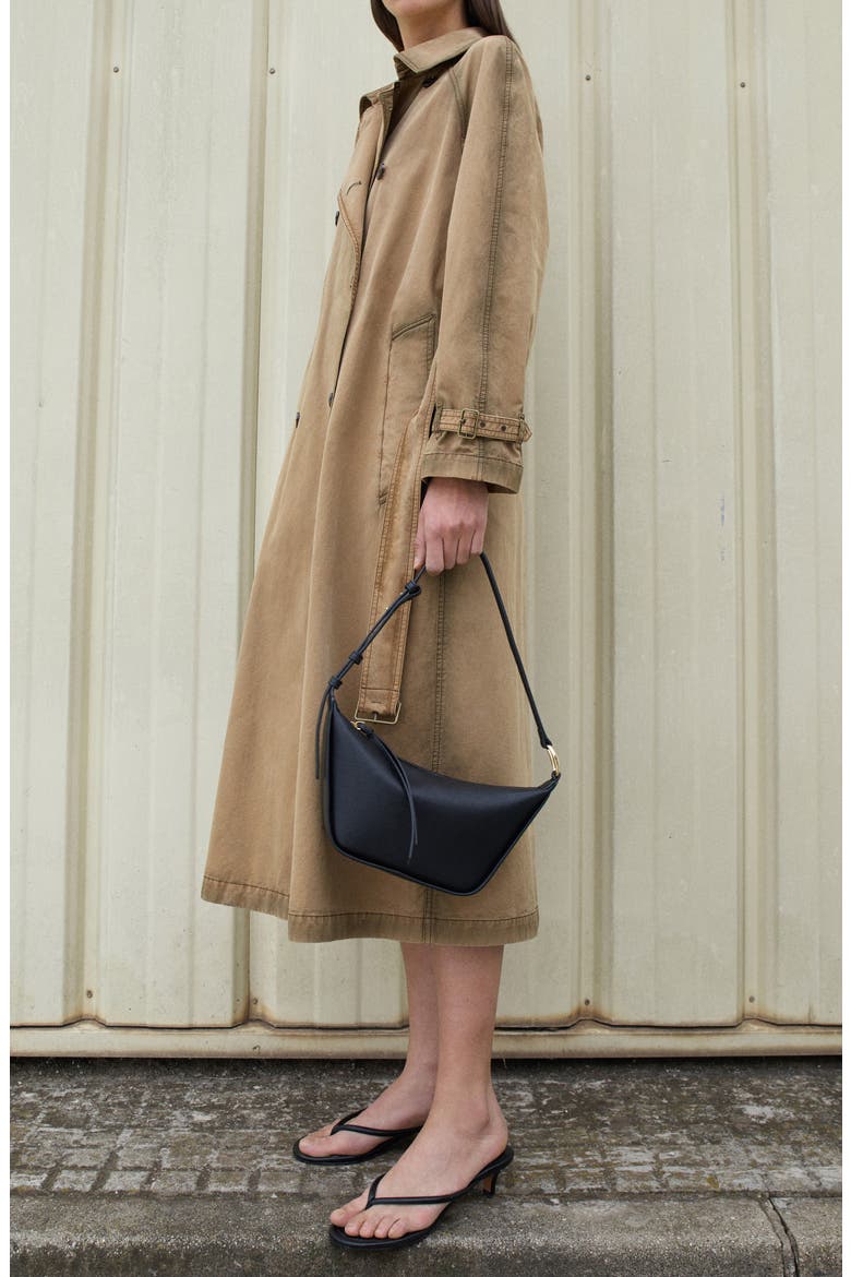 Trench Coat, Alternate, color, BROWN