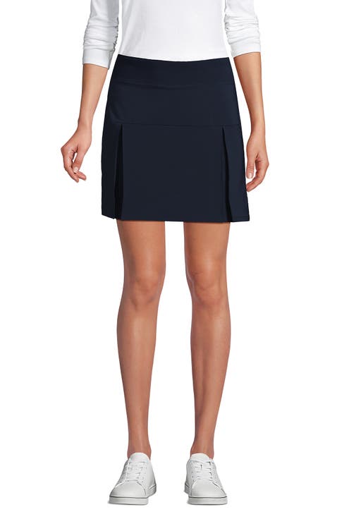 School Uniform  Performance Pleated Skort Above the Knee