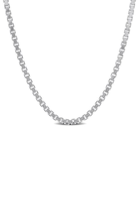 Box Link Chain Necklace, 1.50mm