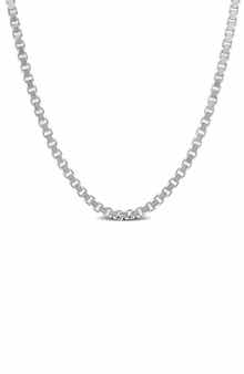 Box Link Chain Necklace, 1.50mm