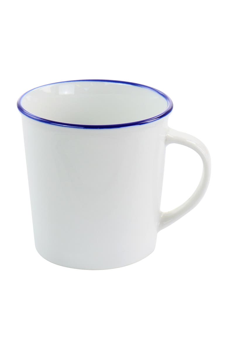 MARTHA STEWART Fine Ceramic 16 piece Dinnerware Set, Alternate, color, White