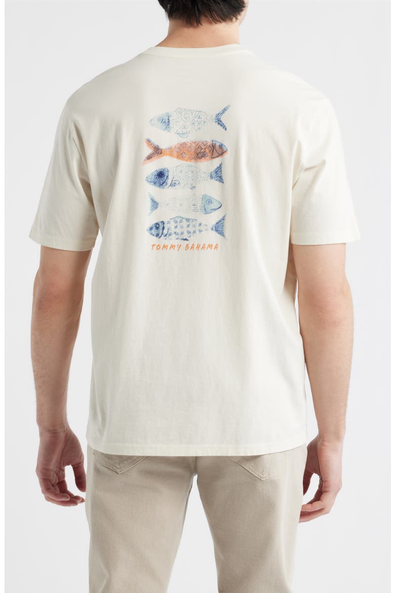Sardina Soirée Cotton Graphic T-Shirt, Alternate, color, VANILLA ICE