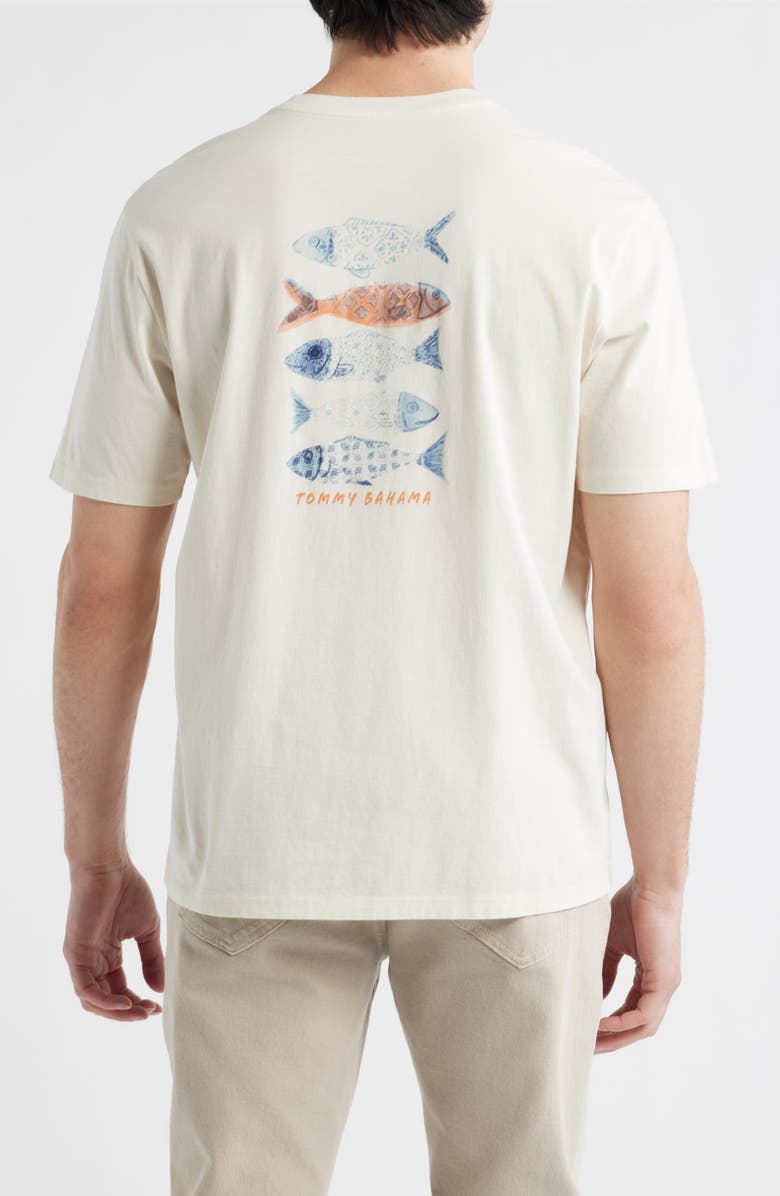 Tommy Bahama Sardina Soirée Cotton Graphic T-Shirt, Alternate, color, Vanilla Ice