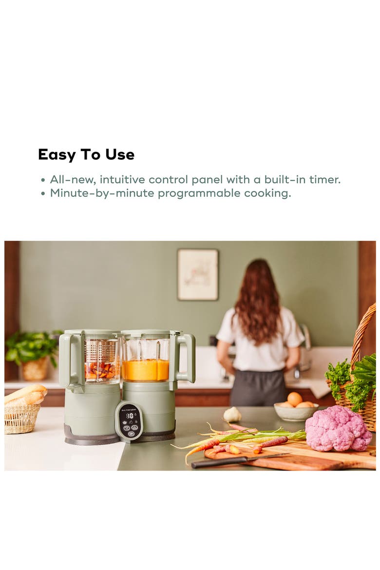 Duo Meal Glass Pro Baby Food Maker, Alternate, color, CELADON GREEN