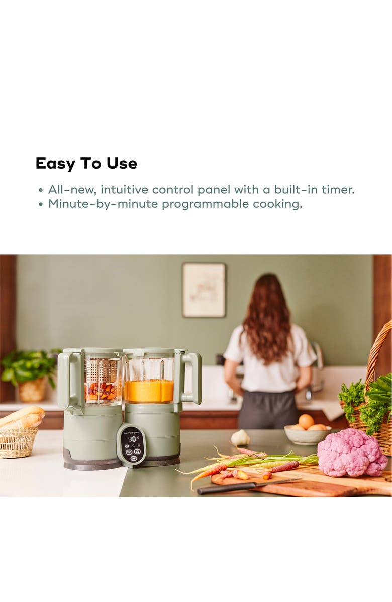 Babymoov Duo Meal Glass Pro Baby Food Maker, Alternate, color, Celadon Green