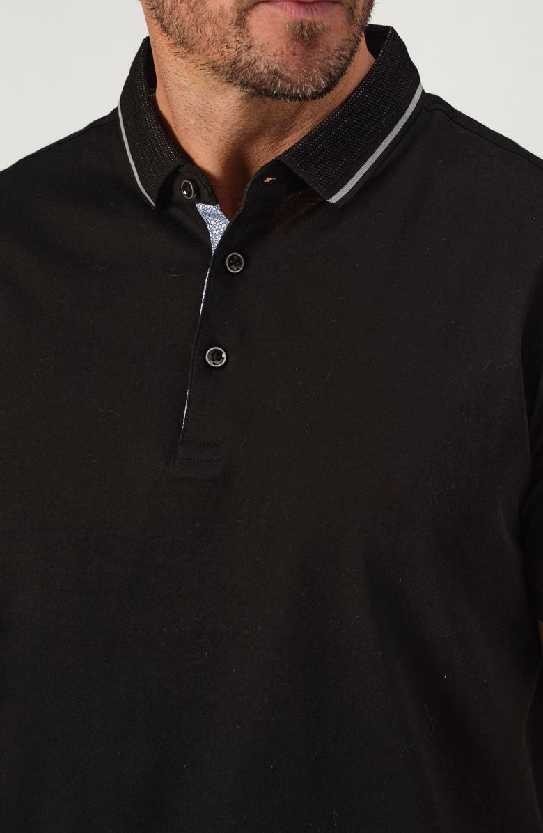 STUDIO GARNET LOS ANGELES Mercerized Cotton Polo, Alternate, color,