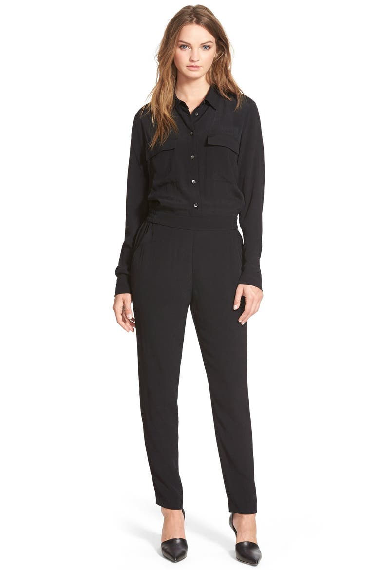 Pull-On Jumpsuit, Main, color, TRUE BLACK