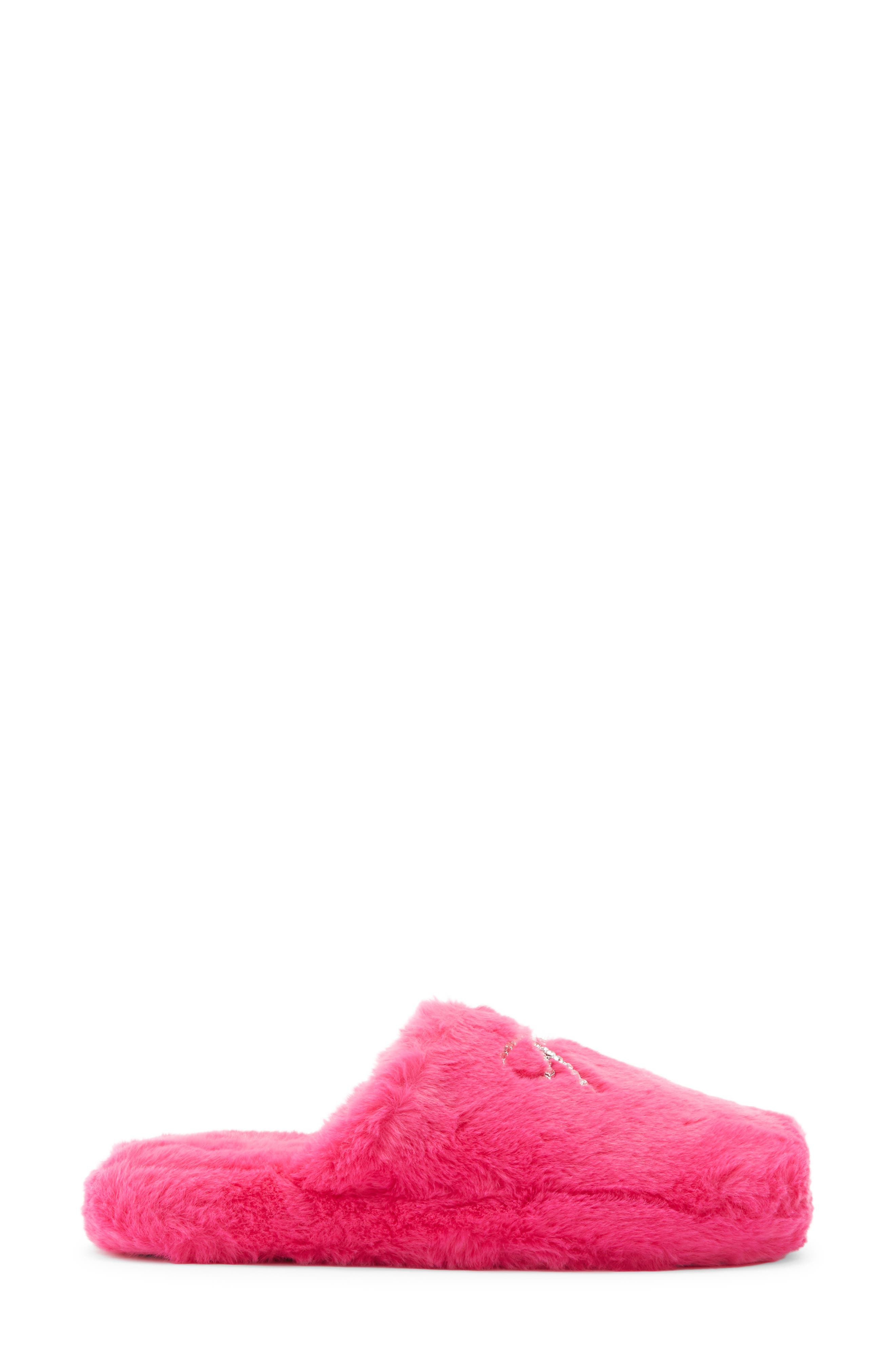 Abound Melody Faux Fur Scuff Slipper, Alternate, color, Pink Paradise