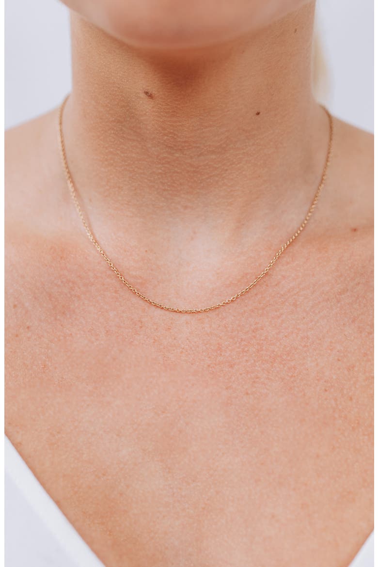 Cable Chain Necklace, Alternate, color, GOLD