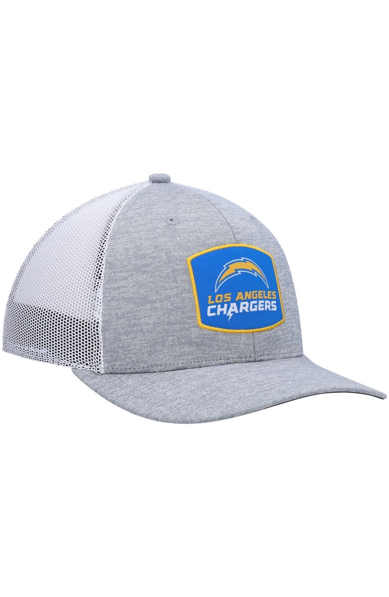 '47 Men's '47 Heathered Gray/White Los Angeles Chargers Motivator Flex Hat, Alternate, color, 