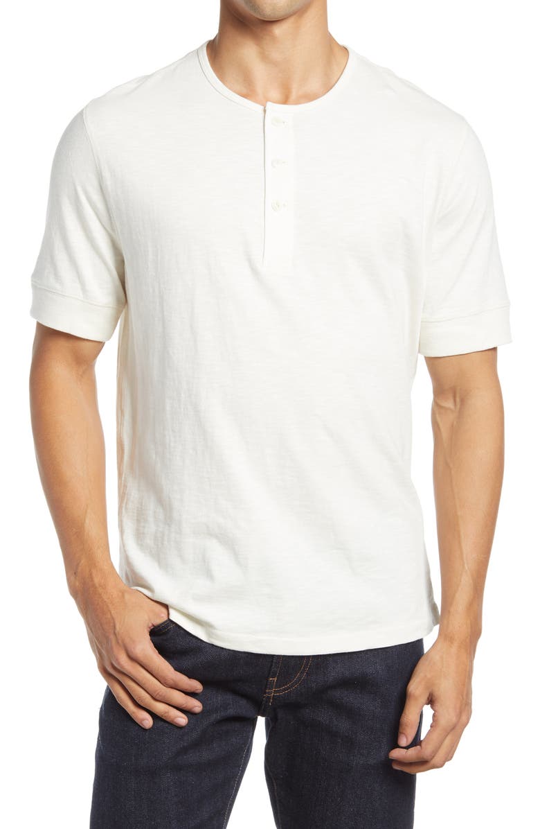 Madewell Garment Dye Henley T-Shirt, Main, color, 