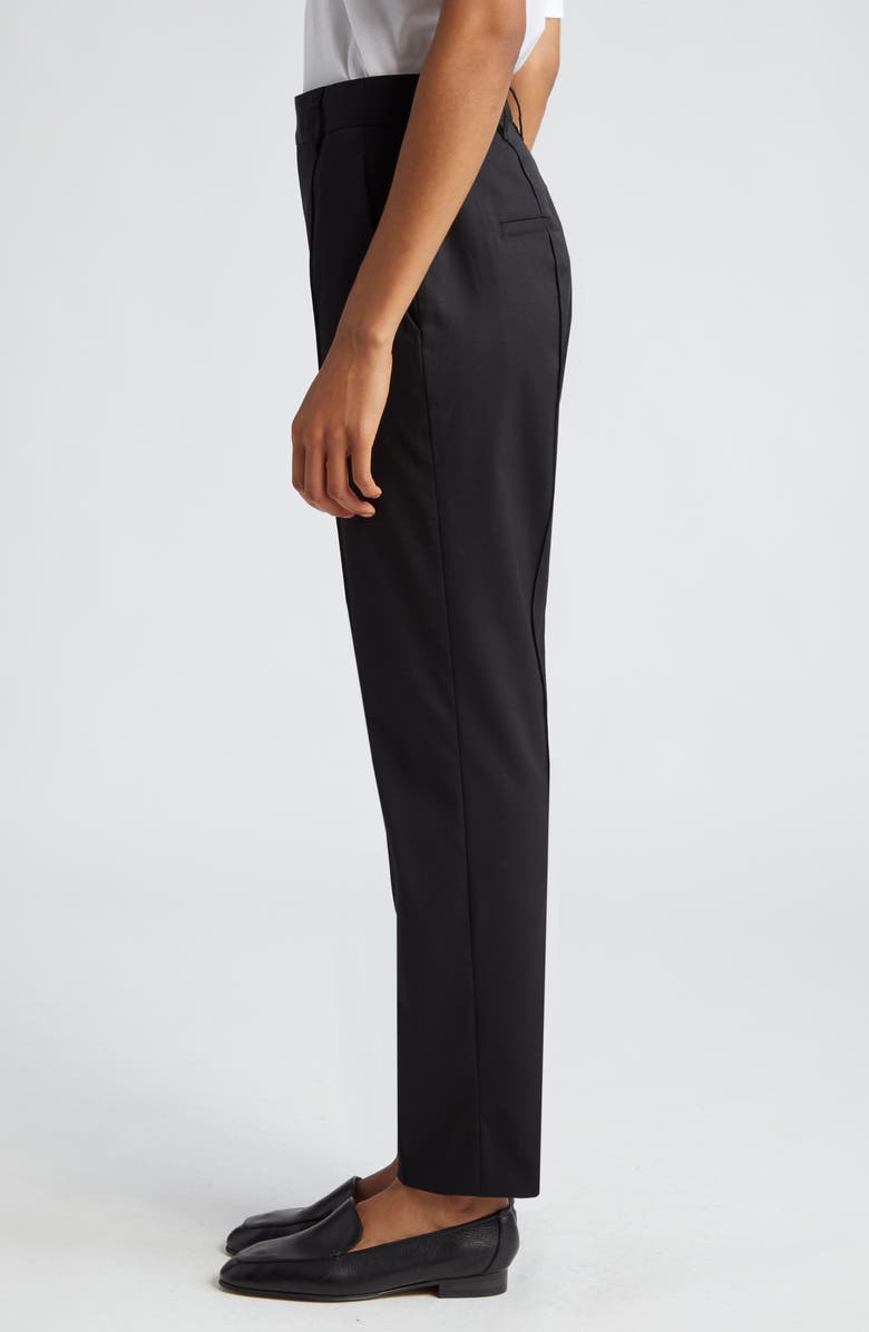 Maria McManus Slim Fit Pintuck Stretch Wool Trousers, Alternate, color,