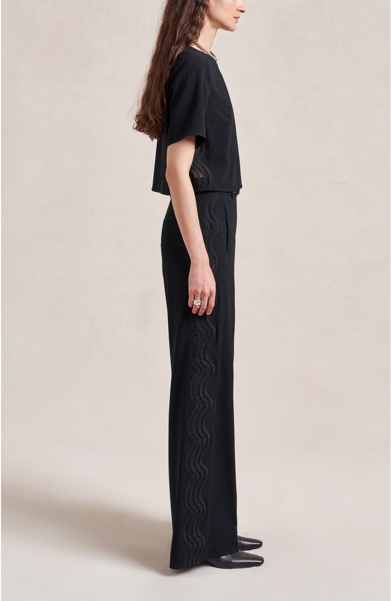 La Ligne Tommy Top, Alternate, color, Black