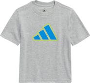 adidas Kids' Short Sleeve Logo Cotton T-Shirt