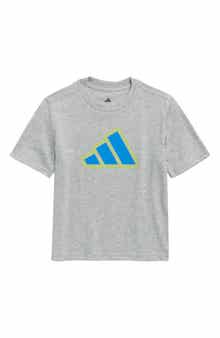 adidas Kids' Short Sleeve Logo Cotton T-Shirt
