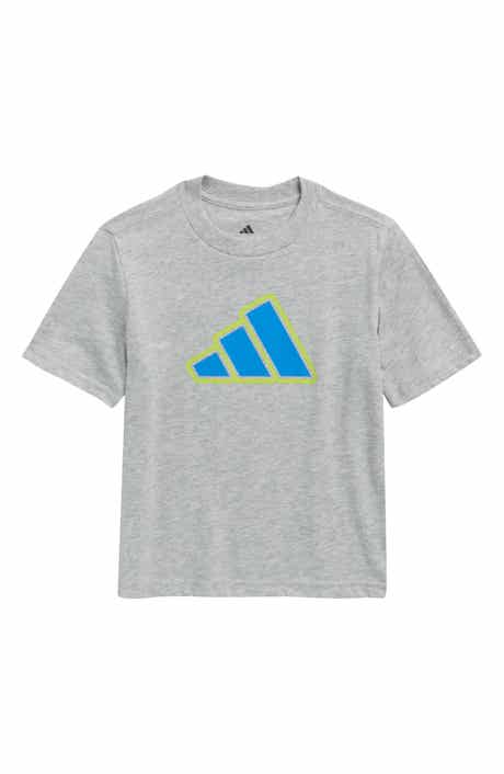 adidas Kids' Short Sleeve Logo Cotton T-Shirt