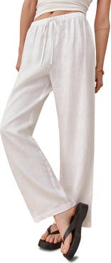Reformation Olina Tie Waist Pants